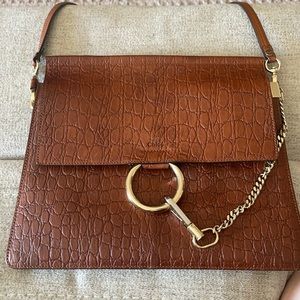 Chloe brown shoulder bag